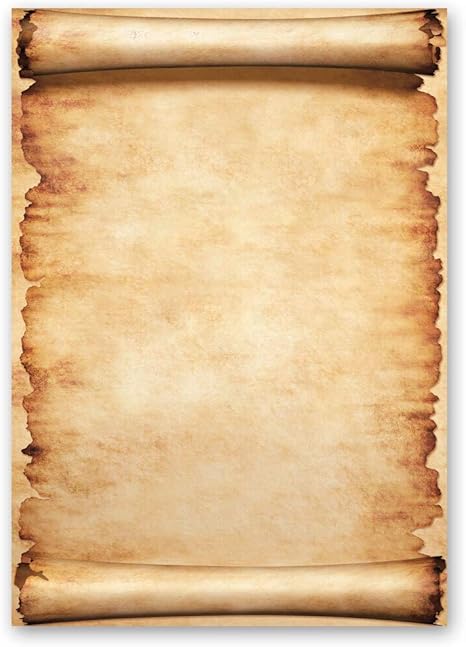 50 Fogli Di Carta Pergamena Vintage, Formato A4, Per Artigianato - Foto 12