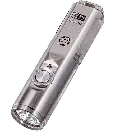 RovyVon S3 Ti Titanium LED Flashlight,1800 Lumen Super