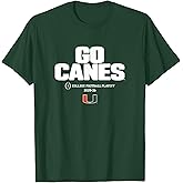 Miami Hurricanes College Football Playoff Text Slogan 2025 T-Shirt