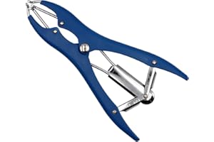 MUDUOBAN Balloon Mouth Expander Stretcher Tool Pliers For Stuffer,Livestock Castration Bander Tool Pliers Blue for Puppy Calf Lambs Piglets Goat