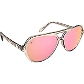 Blenders Eyewear Skyway – Polarized Sunglasses with Aviator Frames, Wrap-Around Silhouette – 100% UV Protection – For Women