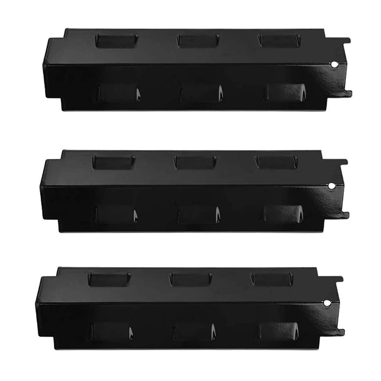 Photo 1 of BBQ-Element Grill Heat Plate Shields Replacement compatible for Charbroil 463436215, 463230513, 463230514, 463441514, 463230515, 3-Pack Grill Hot Plates Heat Diffusers for Master Forge GD4215S
