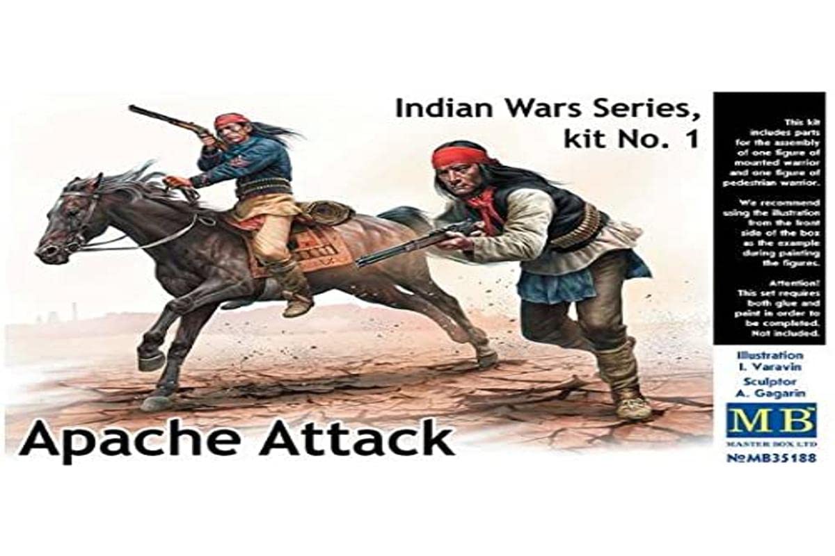 Masterbox 1: 35 - Indian Wars Series Apache Attack