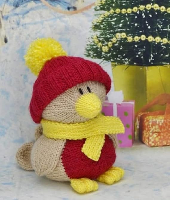 KNITTING PATTERN Robin Soft Toy From Knitting by Post Amazon.co.uk