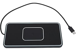 Vvikizy Wireless Car Charging Pad, 20W Magnetic Wireless Charging with RGB LED Light for 11 12 13 14 15 16 17 10, Includes 30