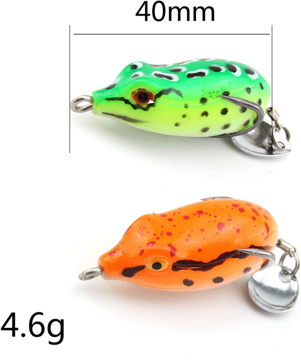 Amazon Co Jp 10ピースセットのトップウォーターカエル とマウス中空ソフトフィッシングベイト ベースフックベイト釣りタックルセットとタックルボックス 現実的な餌 Binme Color Multi Colored ホーム キッチン