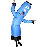LookOurWay Inflatable Tube Man Costume - Wacky Wavy Arm Guy Funny Inflatable Halloween Costume for Adults