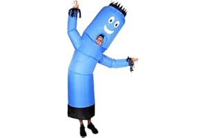 LookOurWay Inflatable Tube Man Costume - Wacky Wavy Arm Guy Funny Inflatable Halloween Costume for Adults
