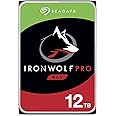 Seagate IronWolf Pro 12TB NAS Internal Hard Drive HDD – 3.5 Inch SATA 6Gb/s 7200 RPM 256MB Cache for RAID Network Attached Storage Data Recovery Service – Frustration Free Packaging (ST12000NEZ008)