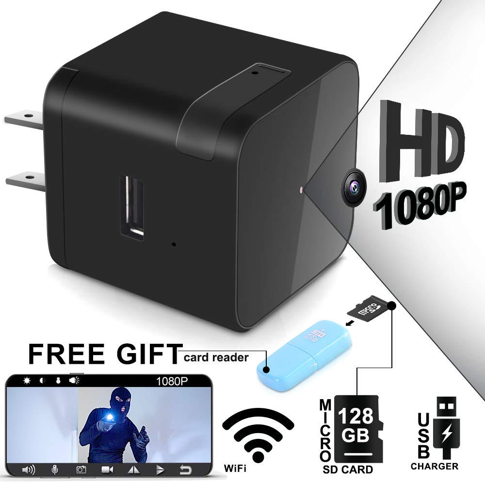 Best Hd 1080P Hidden Camera Usb Wall Charger Adapter Video Recorder Home Security