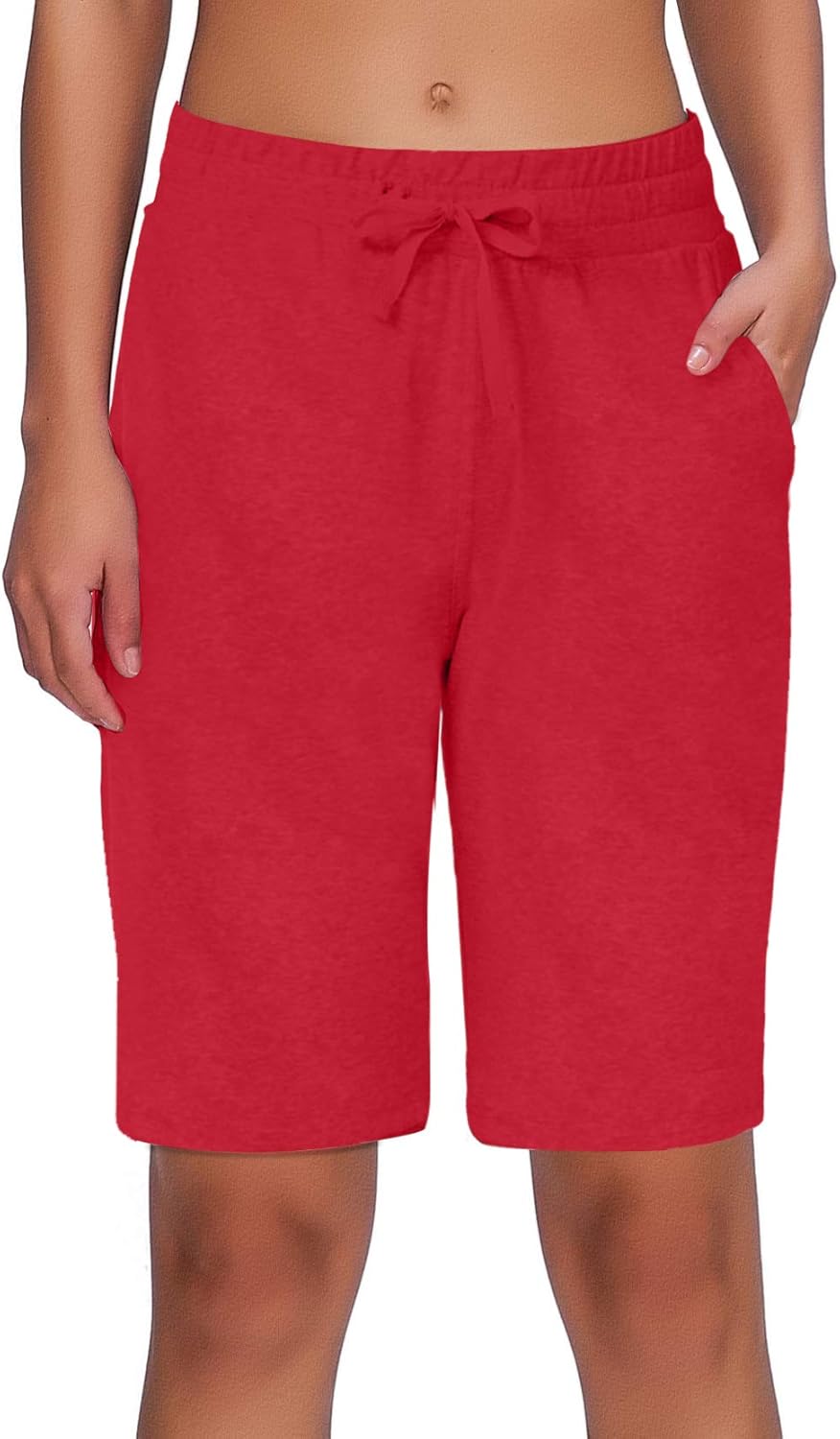 ChinFun Women's Bermuda Shorts Athletic Active Yoga Lounge Quick Dry Activewear Workout Sweat Running Shorts: Clothing