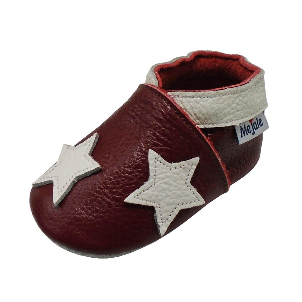 Mejale Chaussons Enfant Bebe En Cuir Doux Chaussons Cuir Souple Chaussures Premiers Pas Dessin Anime Etoiles Chaussons Chaussures Bebe Garcon Smartcodegroup Com