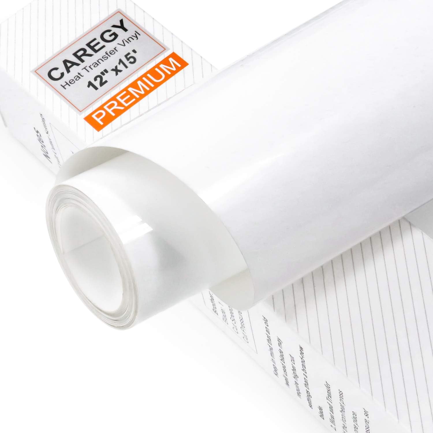 Yellow HTV Iron on Vinyl 12Inch by 10ft Roll PVC HTV Yellow Heat