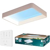 PHILIPS LED Skylight Ceiling Panel, NatureConnect, BioUp,17.7 x25.6 inches | Mimics the experience of sunlight indoors, IP44, Slim Profile Remote Control Included