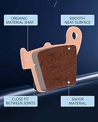 ECCPP Brake Pads Fits for Honda CRF450R CRF250R