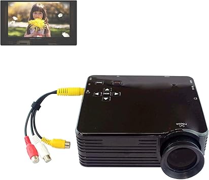 GJZhuan Proyector HD 1080P para Proyector Portátil En El Hogar ...