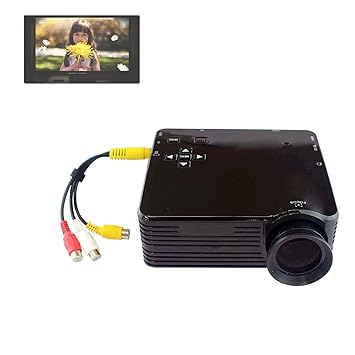 GJZhuan Proyector HD 1080P para Proyector Portátil En El Hogar ...