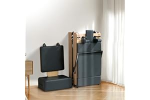 Faittd Foldable Pilates Reformer & Equipment - Pilates Reformer Workout Machine for Home Gym with Reformer Accessories, Reformer Box, Padded Jump Board - Up to 300 lbs Weight Capacity