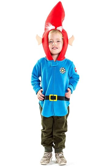 Tipsy Elves Children S Garden Gnome Halloween Costume Kids Infant Baby Lawn Gnome Costume 18 24m Blue Amazon In Clothing Accessories