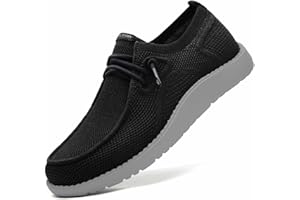 ITAZERO Men Extra Wide Shoes - 4E to 5E Wide Toe Box Shoes for Men XX Wide Width Swollen Feet - Men's Loafers & Slip-ons with Arch Support Insole for Plantar Fasciitis