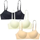 Liowosoftan Girls Wireless Bras 12-14 14-16 Years Old,Teens Bras for Girls 32A 34A 36A 38A