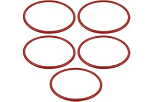 eMagTech 5Pcs O-Ring Belt Drill Press Replacement Compact Drill Belt for Mini Bench Drill 76x68x4mm Red Vulcanized Polyurethane Rubber