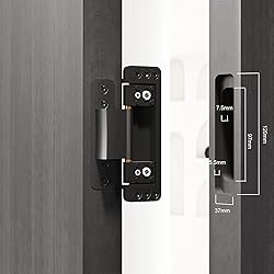 MENGSHI Ultra-Thin Hidden Door Hinges Invisible