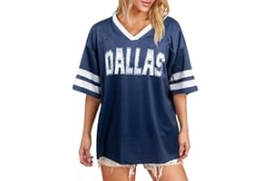 HUGHFANCE Football Jersey for Women Funny Graphic V Neck Shirts 2025 Short Sleeve Tops Tees