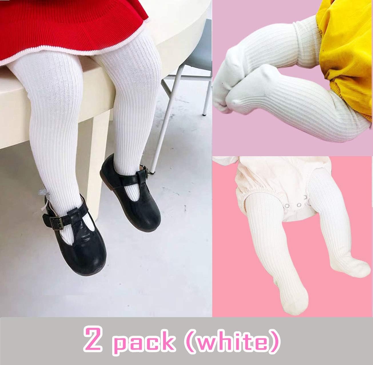 infant white leggings