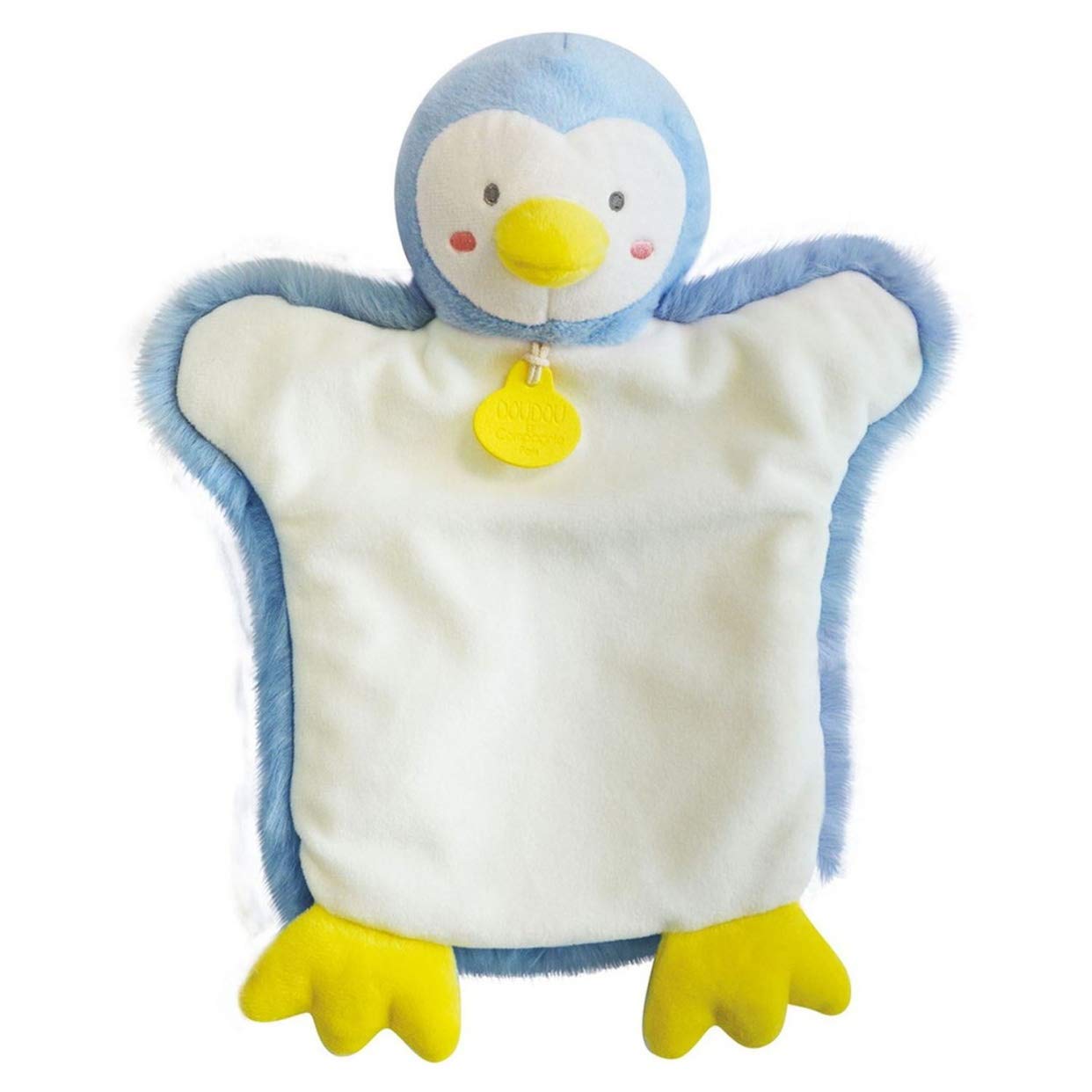 Doudou et Compagnie DC3614 Soft Toy Penguin 25 cm Blue/White