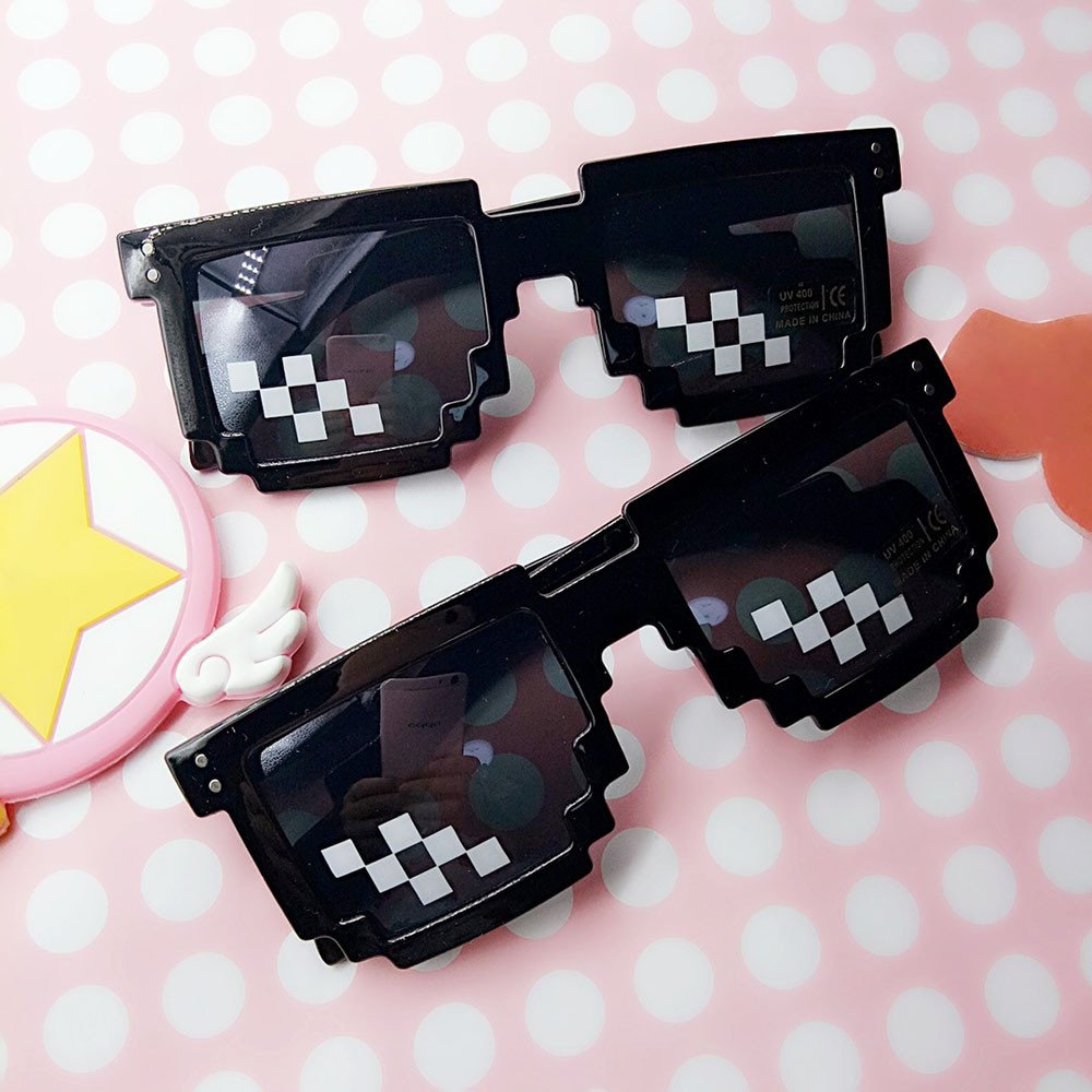 JYC Novelty Toys Clearance.Sale Thug Life Glasses 8 Bit Pixel Deal With