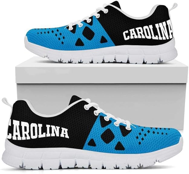 CustomKiks Carolina Panthers, Blanco, US8 (EU39): Amazon.com.mx: Ropa