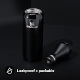 Stanley All Day Slim 0.6L Water Bottle Stainless Steel Black view 5
