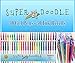 Super Doodle 100 Variety Gel Pen Coloring Set- Includes 50 Unique Color Gel Pens + 50 Matching Refills + NEW Gift Box (Brown Earth Tones, Glitter, Metallic, Neon, and Classic Colors)