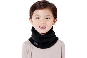 GOT Sports Kids Neck Warmer - Polar Fleece Ski Mask for Boys Girls - Double-Layer Scarf (Ages 3-6)