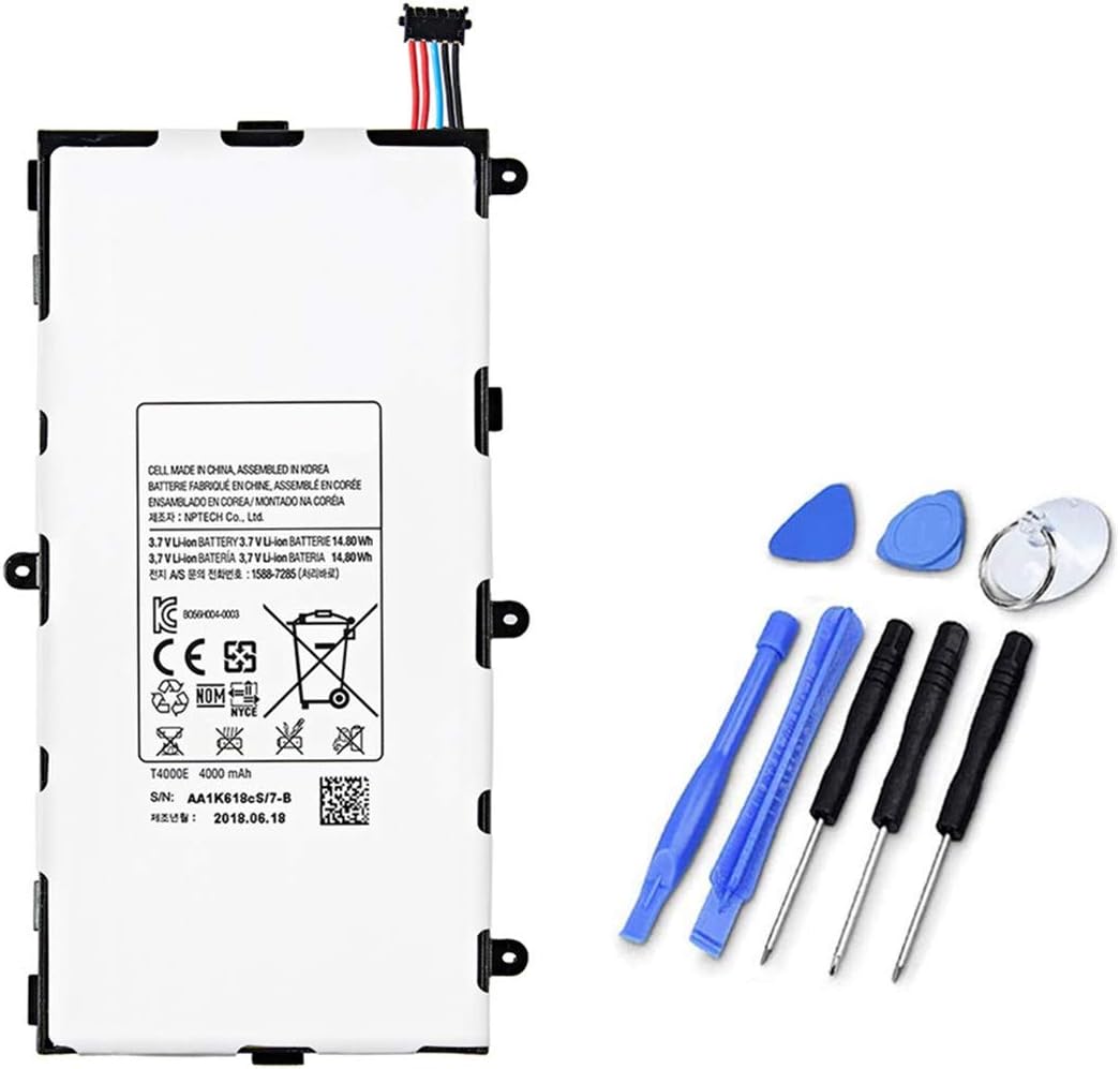 7XINbox T4000E 3.7V 4000mAh Battery Replacement for SAMSUNG GALAXY Tab 3 7.0 SM-T210 SM-T211 SM-T217 GH43-03911A GT-P3200 GT-P3210 GT-P3220 T2105 LT02 T210 T210R T211 T215 T217