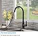 Lead-free Antique Stainless Steel Single Handle Single Lever Pull Out Pull Down Sprayer Oil Rubbed Bronze Kitchen Sink Faucet, Kitchen Faucet with Deck Plate