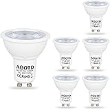 AGOTD GU10 5W LED Bulbs Not Dimmable, 35W 40W Halogen Bulb Replacement,100V-130V AC, GU 10 Downlights Warm White 3000K, 400LM