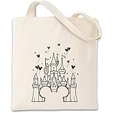 Geondos Two Sided Printing Reusable Grocery Bags, Shoulder Bags for Casual Vacation Shopping Work, Canvas Totes for Women