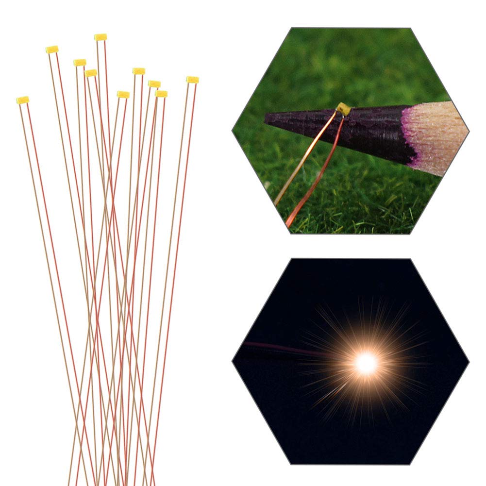 Evemodel 10pcs Pre-wired SMD 0201 LED Warm White Pre-soldered micro litz wired LED