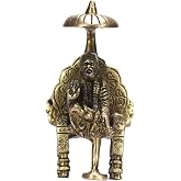 ASHIRWAD Brass Statue Shirdi Sai Baba Murti Idol for Puja Mandir Home Office Gifts Pooja (SaiBaba-03)