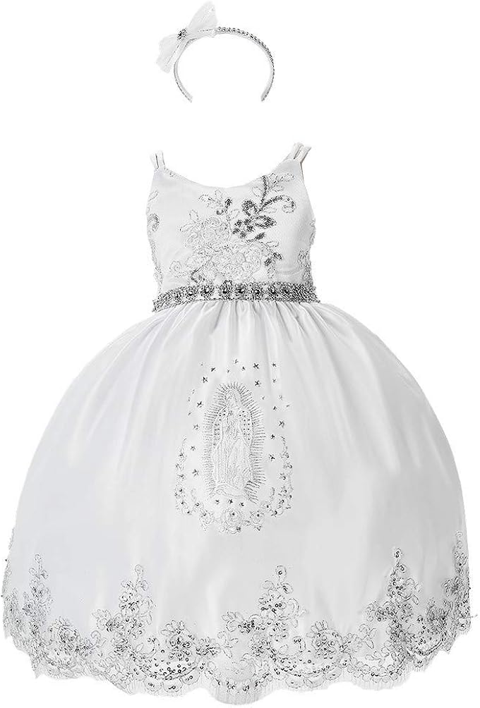 virgin mary baptism dress