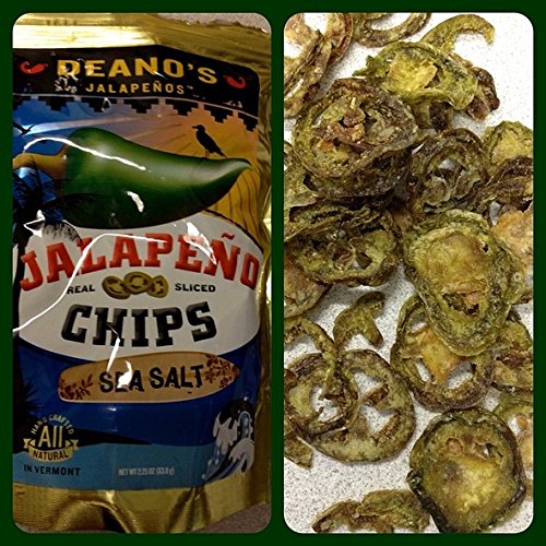 Deano's Jalapeno Chips Sea Salt (Made from Kettle Fried Jalapeno