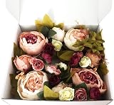 SogYupk 30cm Front Door Wreath Silk Peony Flower All Seasons Decor view 8
