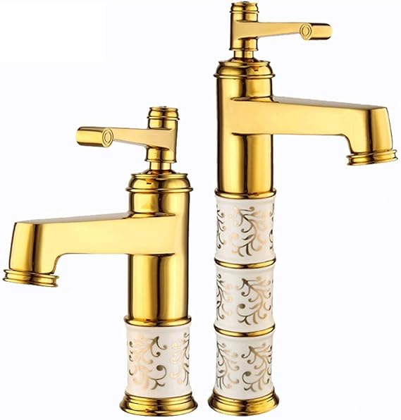 Grifería De Lavabo For Equipo De Baño, Cobre Grifería Monomando Europea