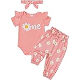 Coyciu Baby Girl Birthday Outfit 1st 2nd 3rd 4th 5th Embroider Flower One Two Three Four Five Years Old Birthdays Gift