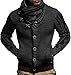 LEIF NELSON Men's Knitted Jacket Cardigan LN5065