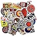 Cool Rock Punk Music Band Vinyl Laptop Stickers Car Skateboard Motorcycle Bicycle Luggage Guitar Bike Decal 52pcs Pack