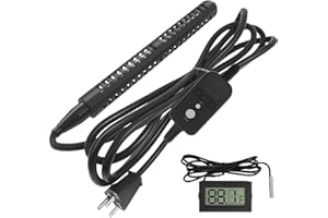 240V 3500W Immersion Water Heater for Bucket, Portable Bathtub Water Heater with Thermometer & GFCI Protection, NEMA 6-15P Pl