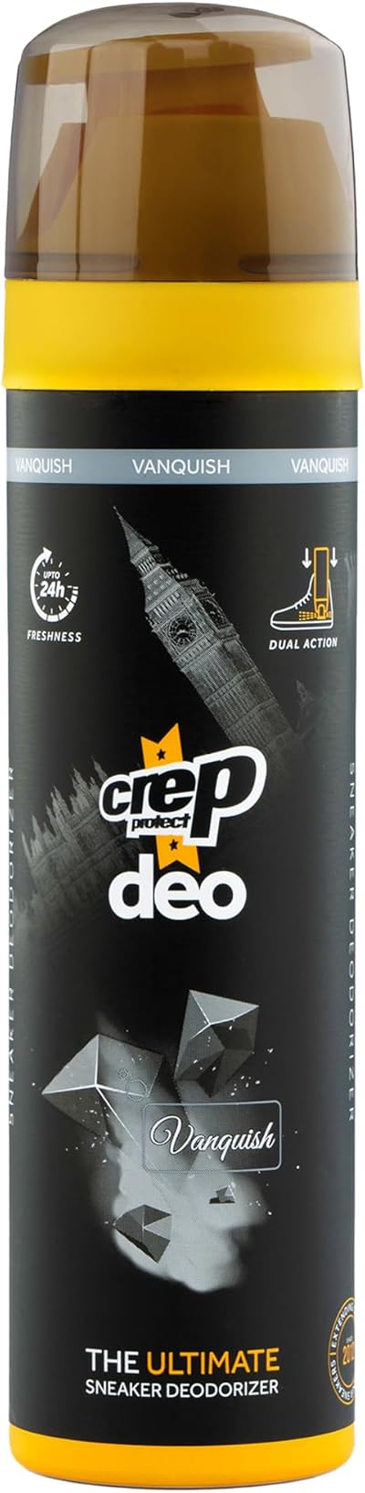 Crep Protect Shoe Deodorizer Spray 150ml - 24-Hour Odor Protection